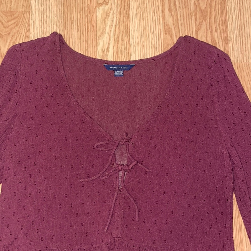 cropped dress shirt! - Picture 2 of 3
